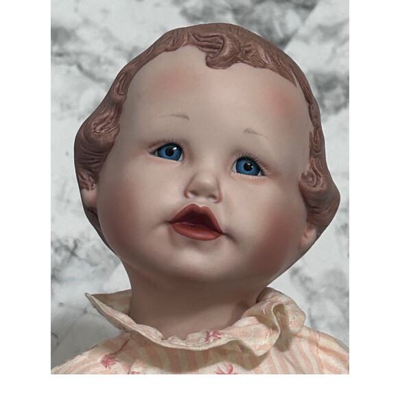 Emily Picture Perfect Babies Porcelain Doll Edwin M. Knowles 12" Yolanda Bello - Picture 2 of 10